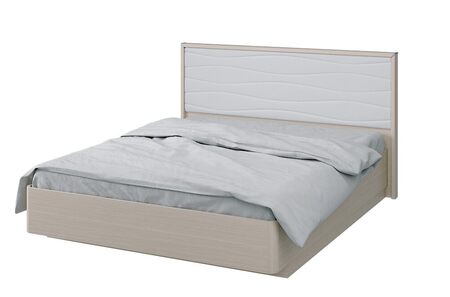 Кровать с подъемным механизмом-234 (МК-57) Волна,Белая
