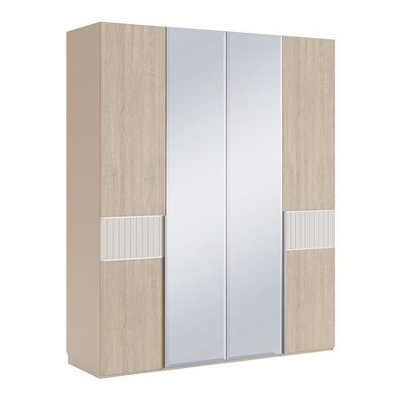 Шкаф четырехдверный Беатрис с зеркалами (Модуль 9)