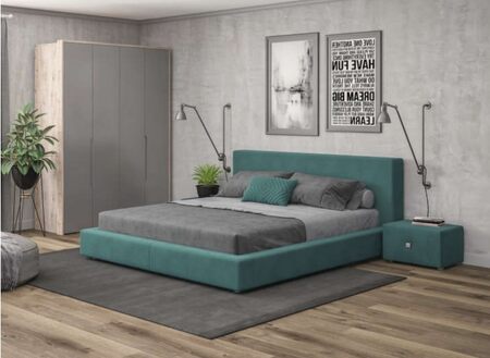 Кровать двуспальная с подъемным механизмом Бруклин